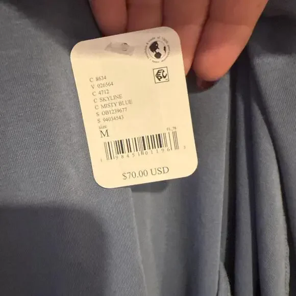 New Free People FP Movement Women's Size M Hot Shot Jumpsuit, Misty Blue - Picture 7 of 8